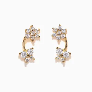 14k Fine Garden Party Stud Earrings