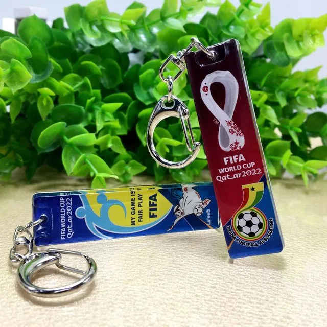 2022 Qatar FIFA World Cup Football Team Acrylic Keychain