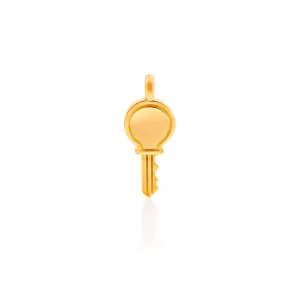 24Kt Gold Key Pendant