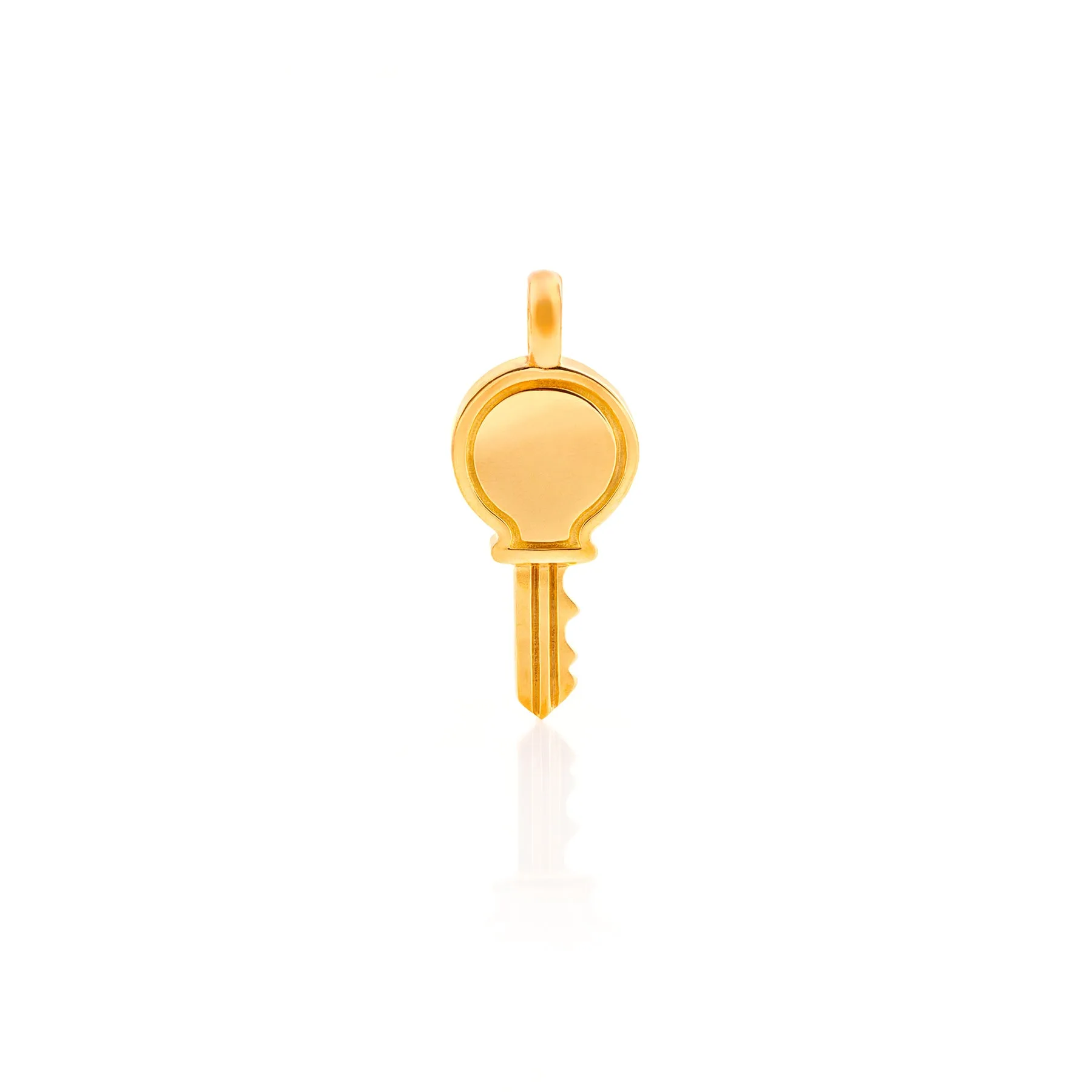 24Kt Gold Key Pendant