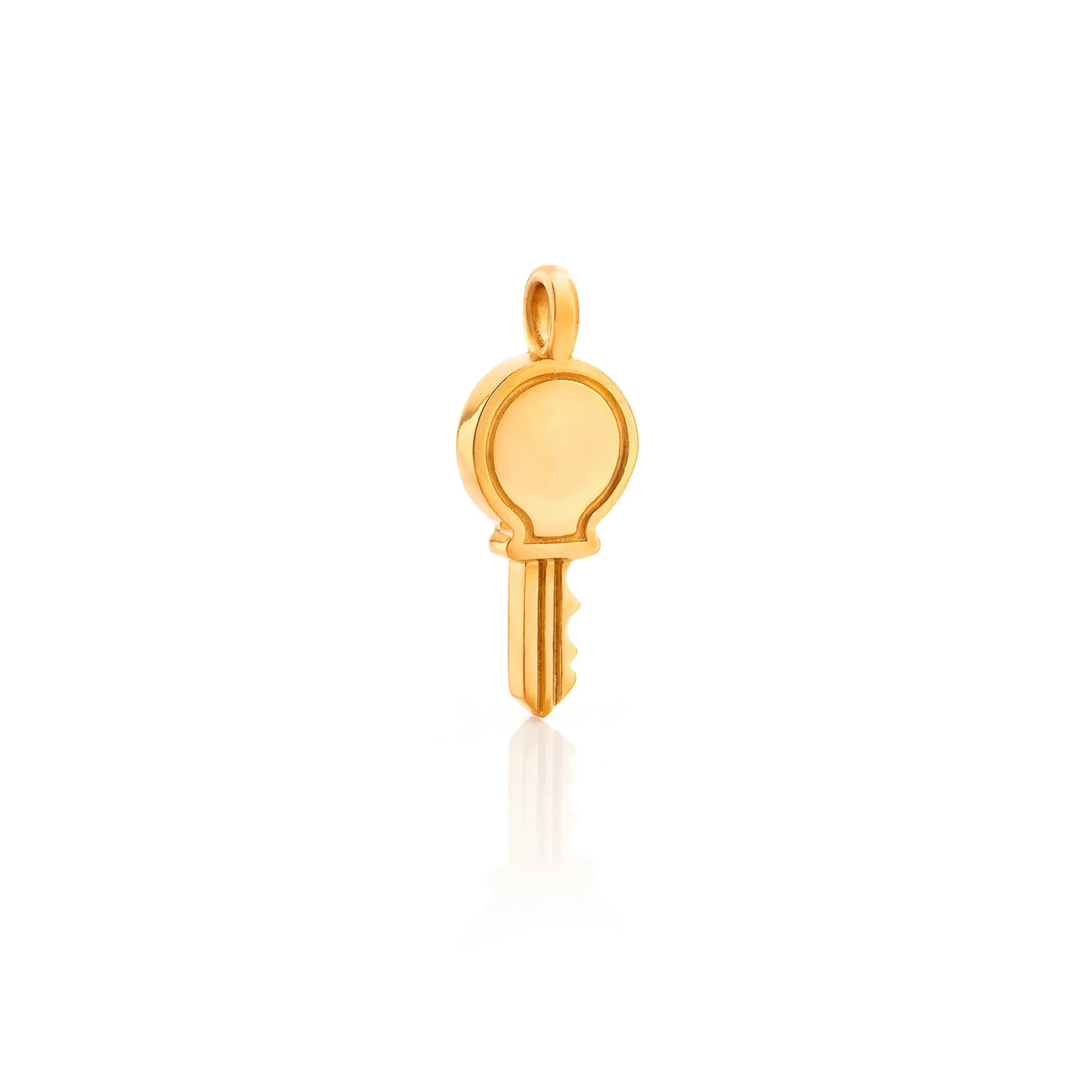 24Kt Gold Key Pendant