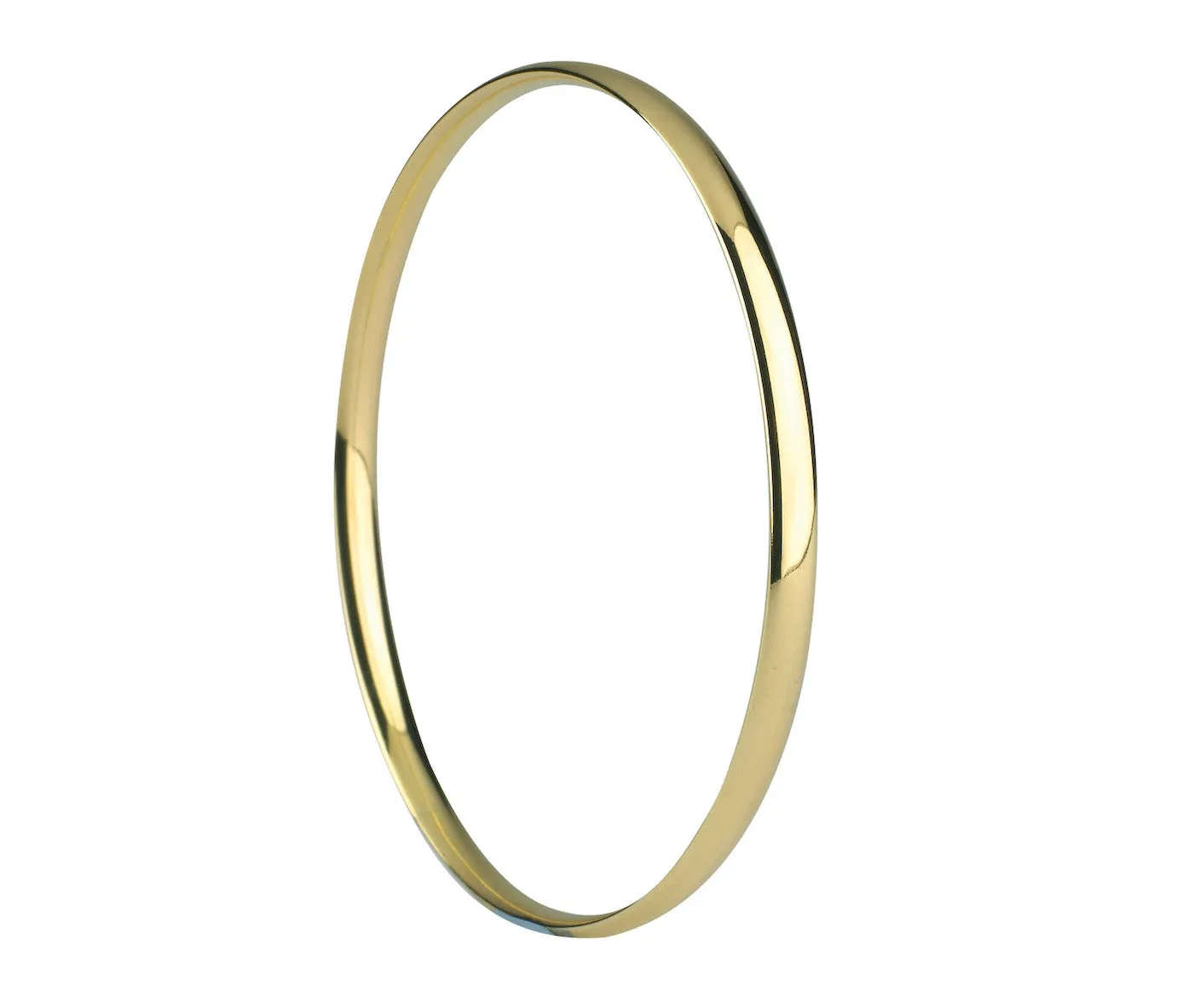 9ct Yellow Gold Court Shaped Bangle