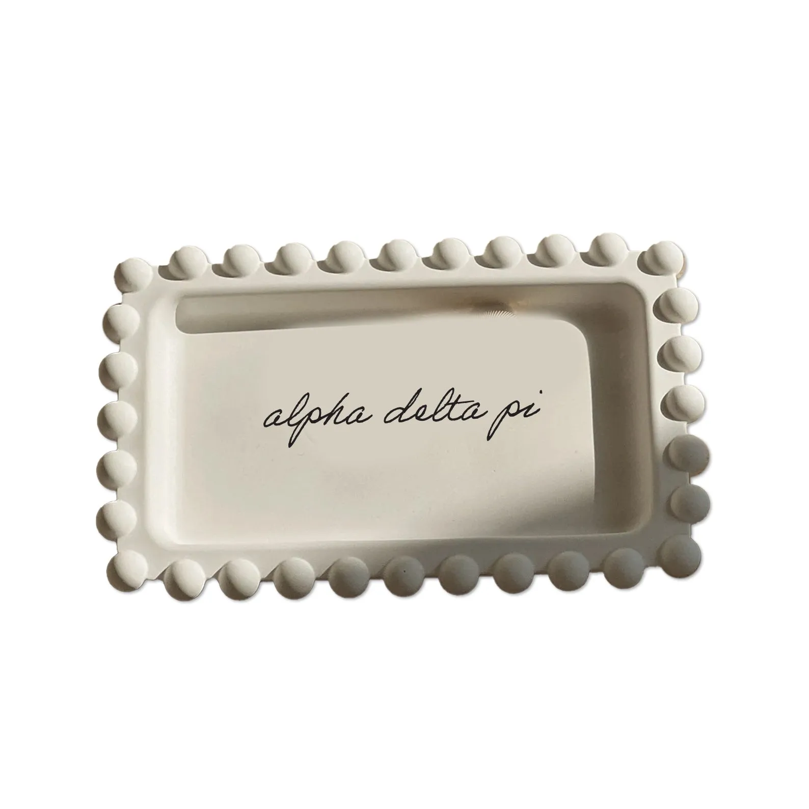 Alpha Delta Pi Ceramic Ring Dish