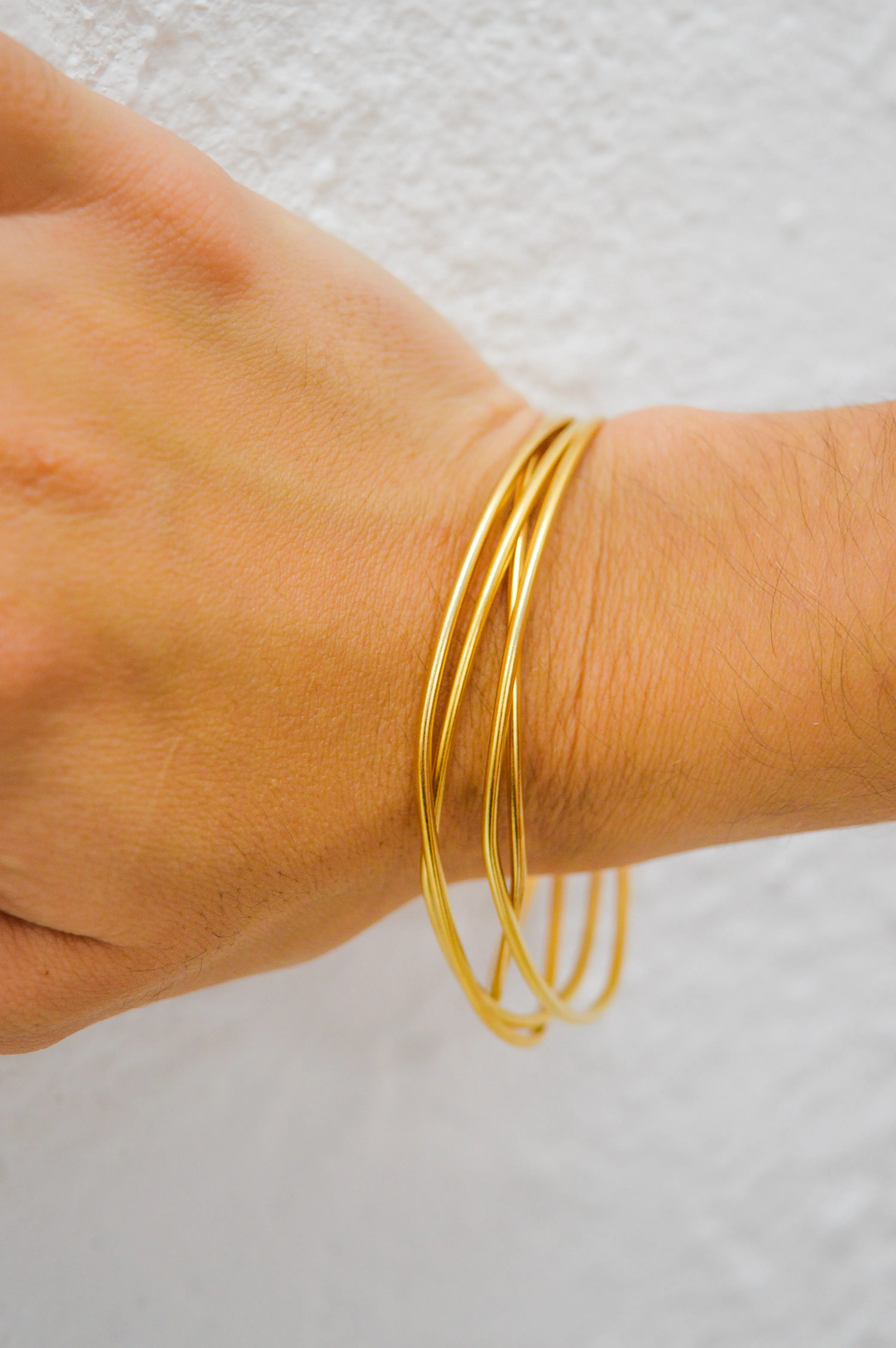 Amano Wave Bangle Set