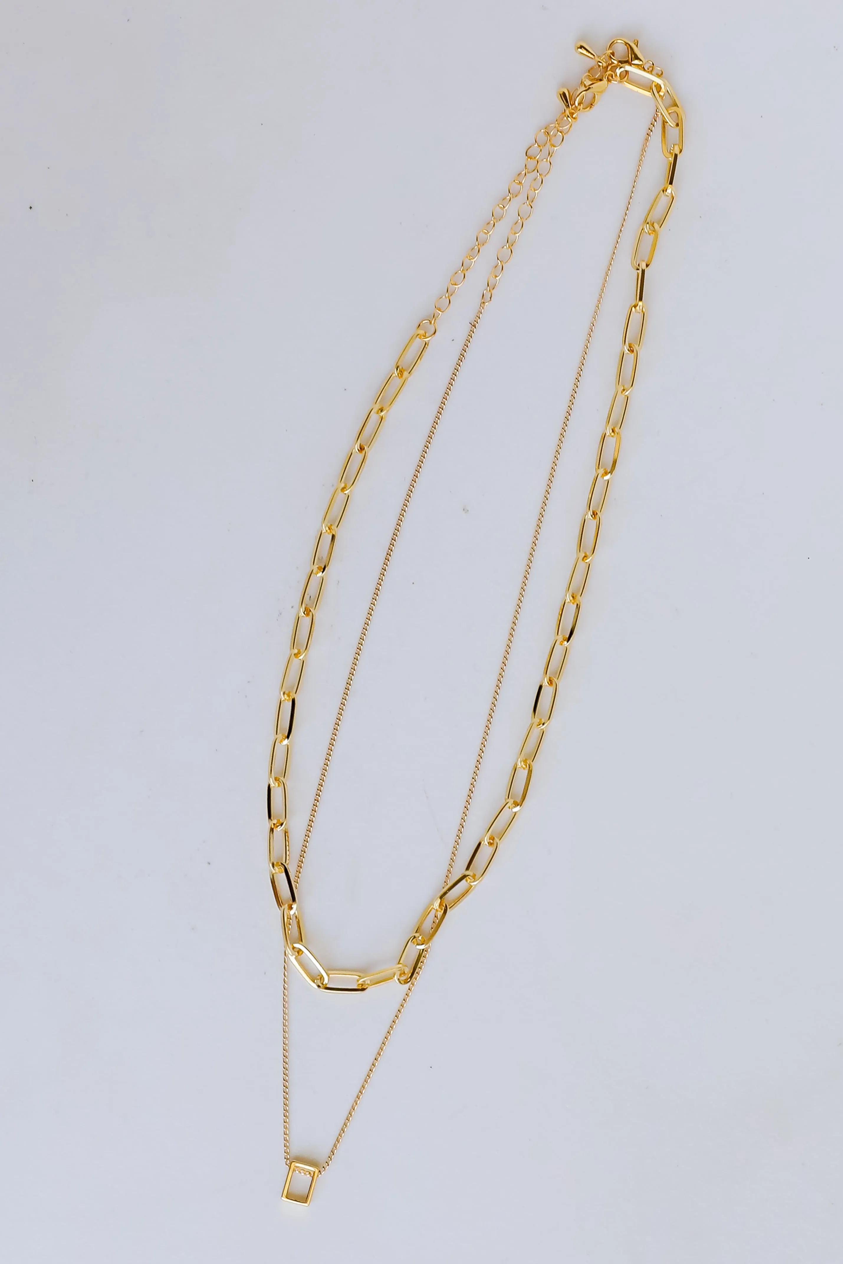 Amelia Gold Layered Chain Necklace