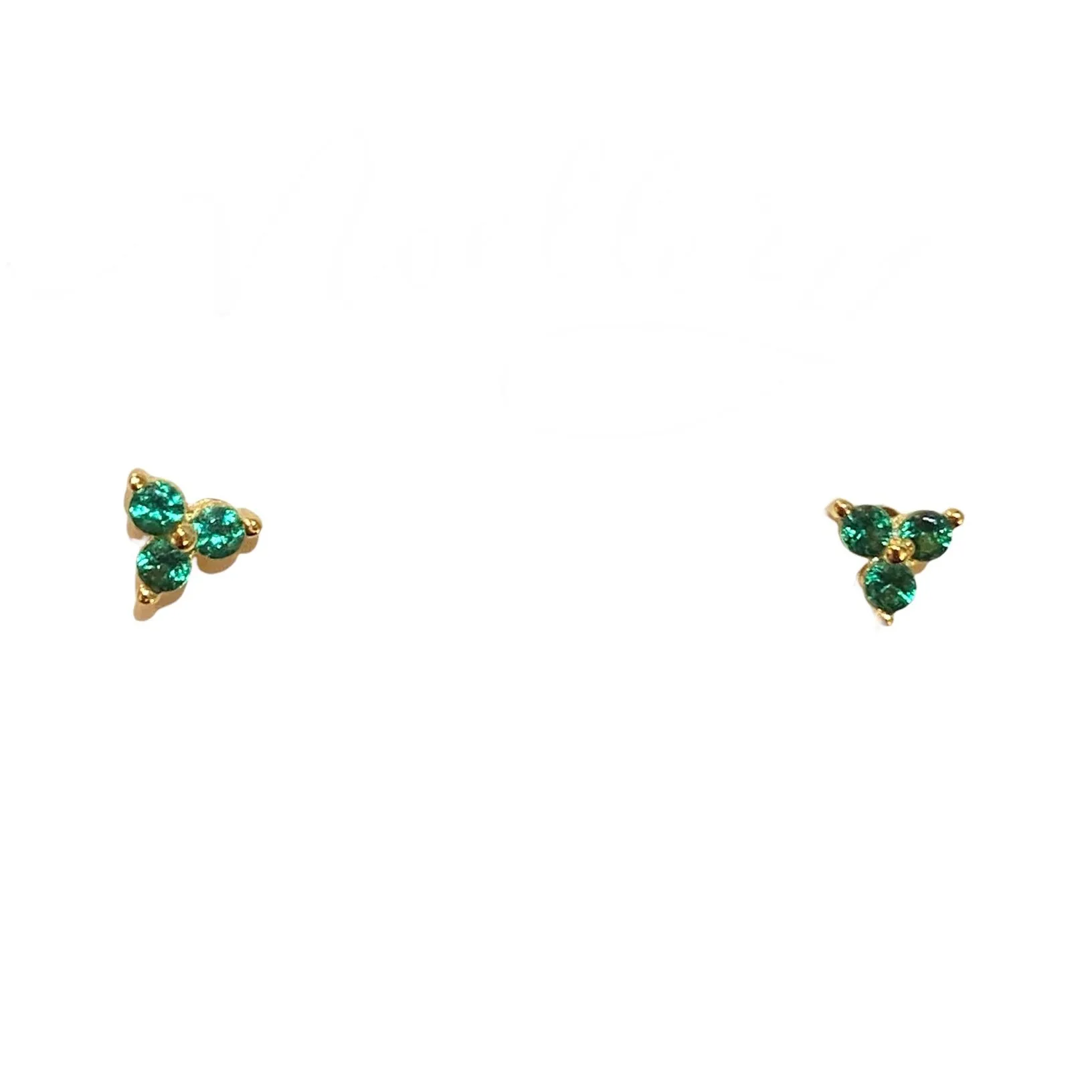 Amy Three Petal Cluster Flower Studs