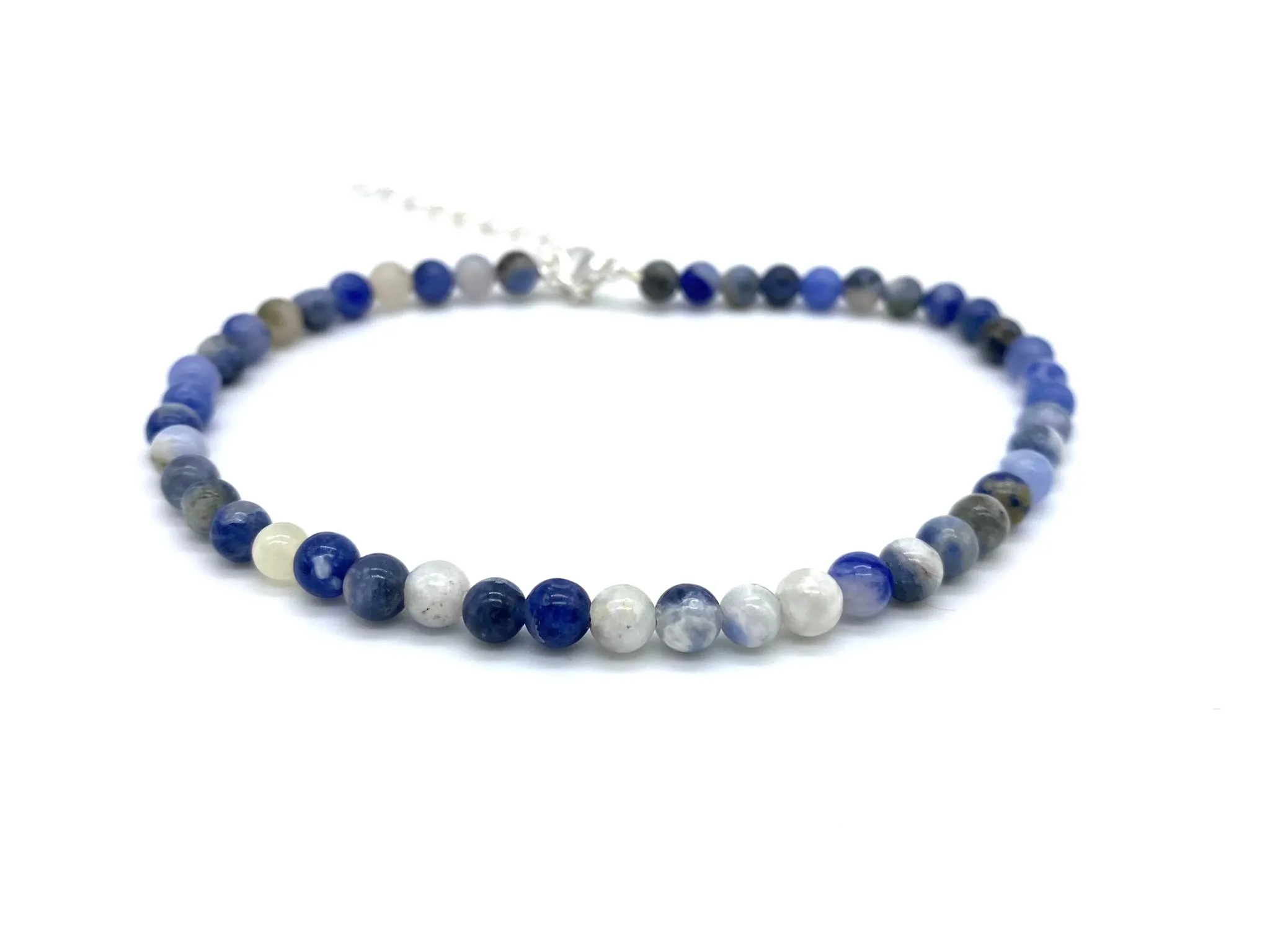 Anklet Bracelet with Beads - Crystal Anklet