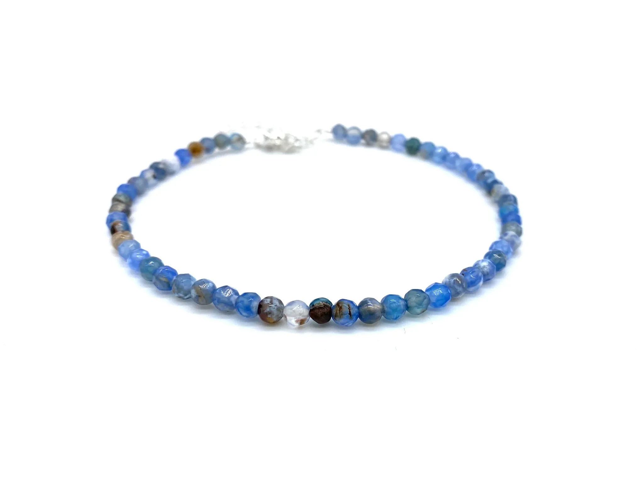 Anklet Bracelet with Beads - Crystal Anklet