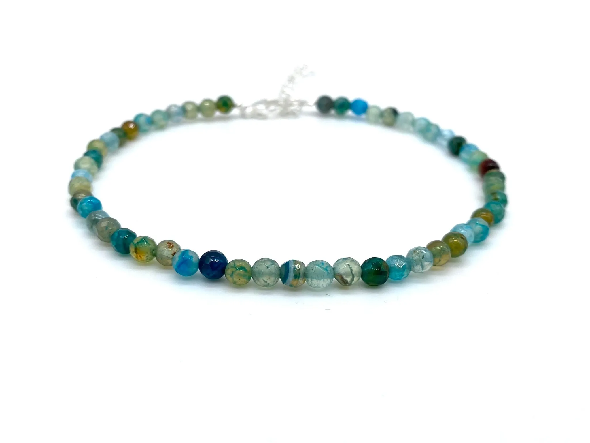 Anklet Bracelet with Beads - Crystal Anklet