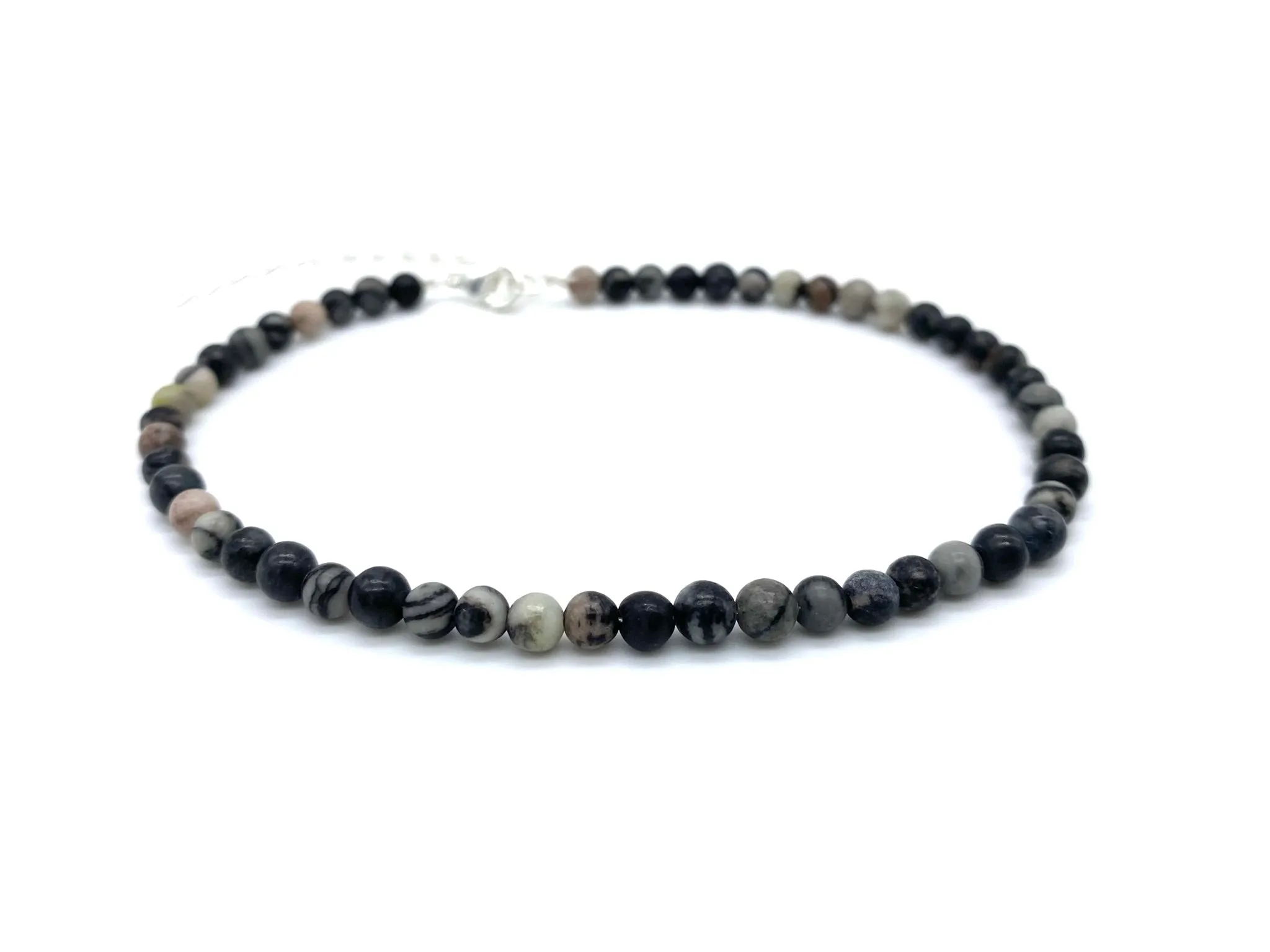 Anklet Bracelet with Beads - Crystal Anklet