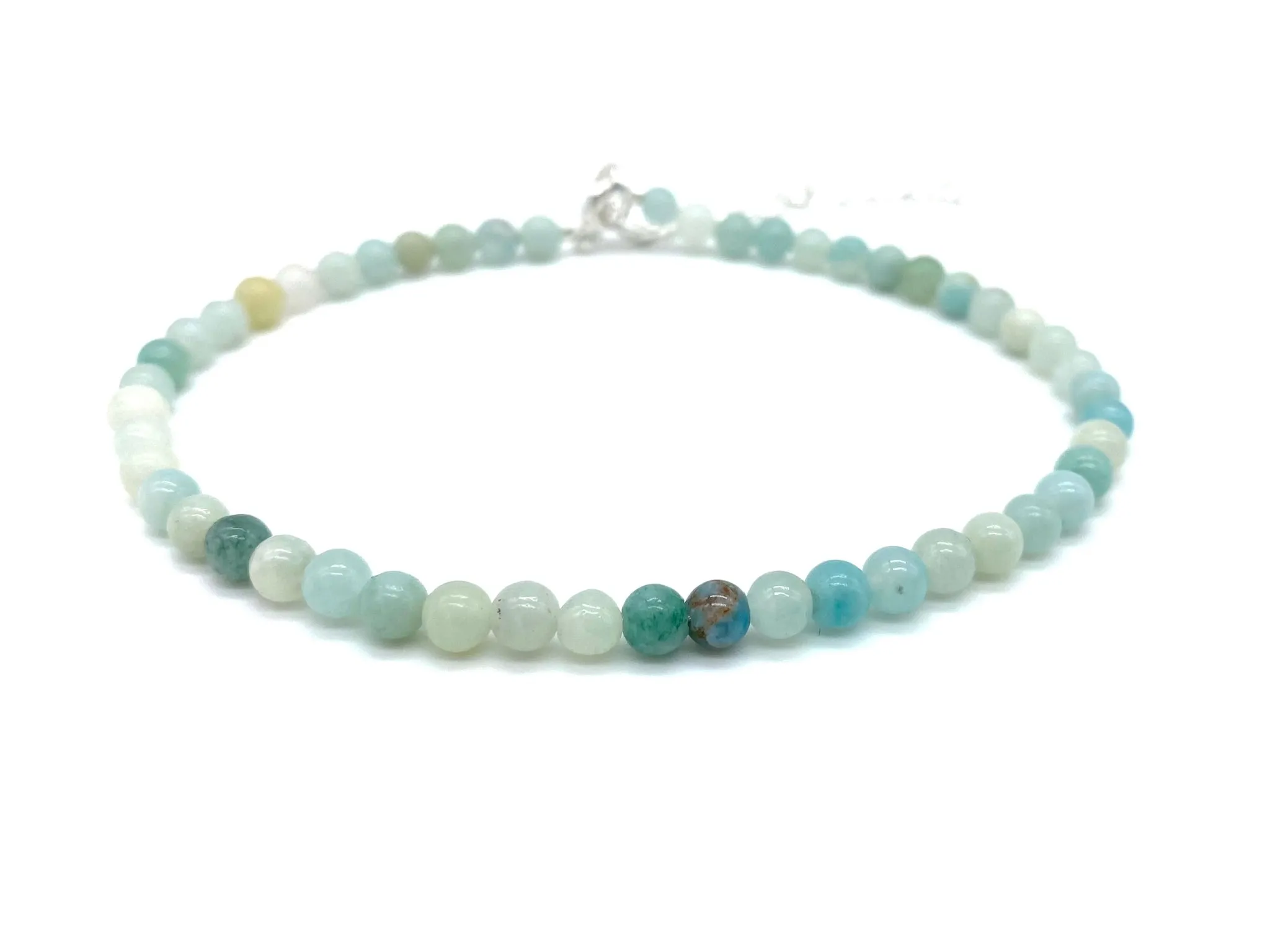 Anklet Bracelet with Beads - Crystal Anklet