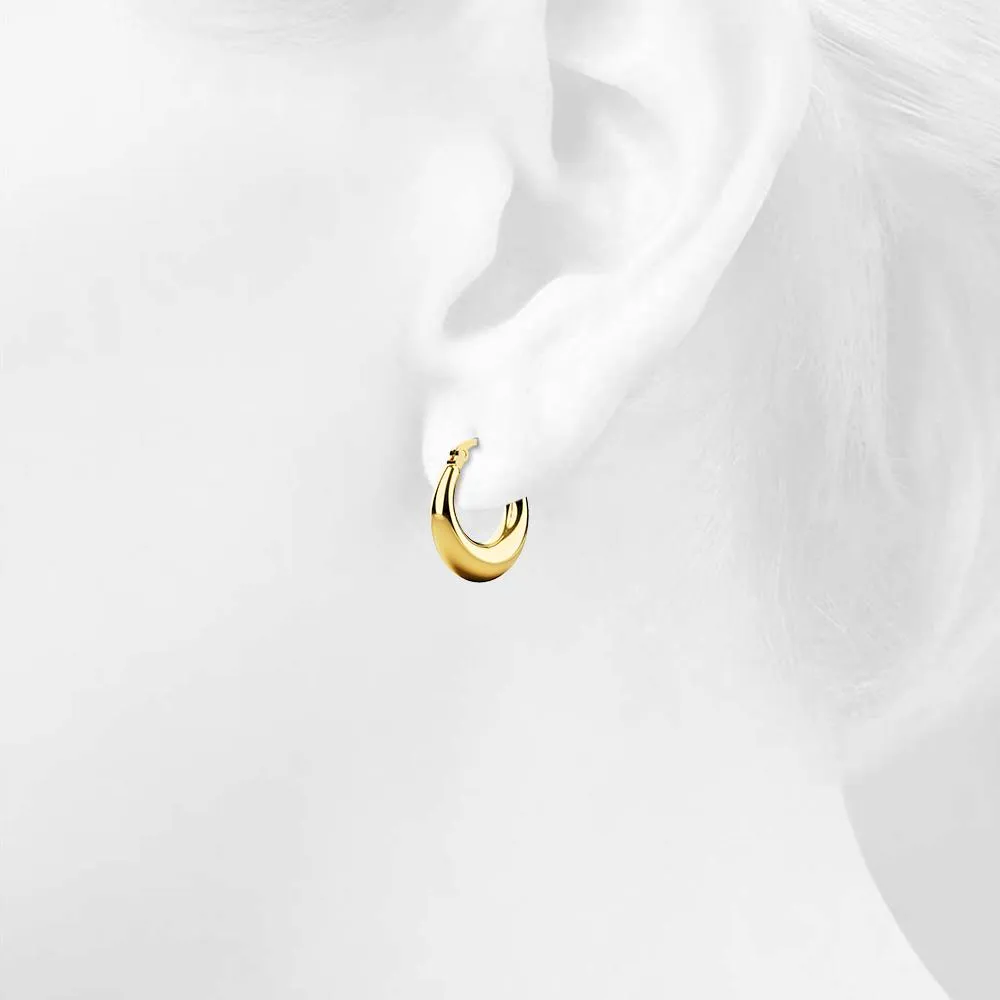 Ava Gold Hoop Earrings