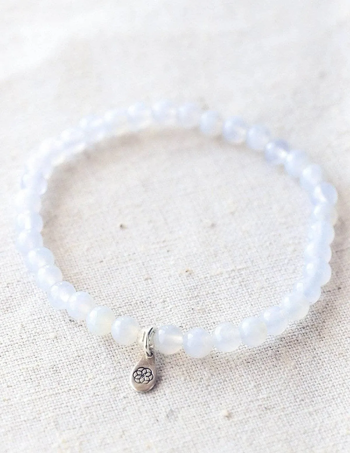 Blue Chalcedony Mini Gemstone Bracelet