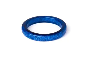 Blue Glitter Bangle by Splendette