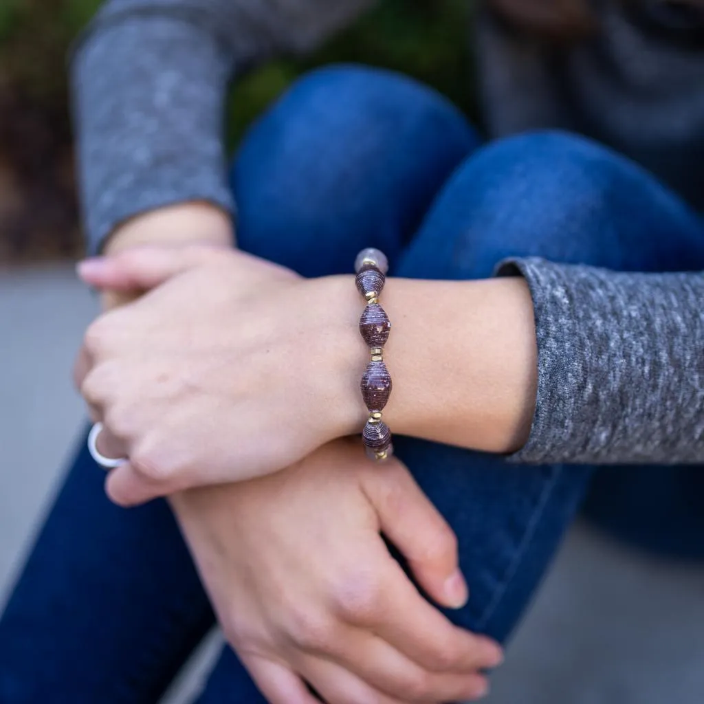 Bracelet - Barn Brown Solid