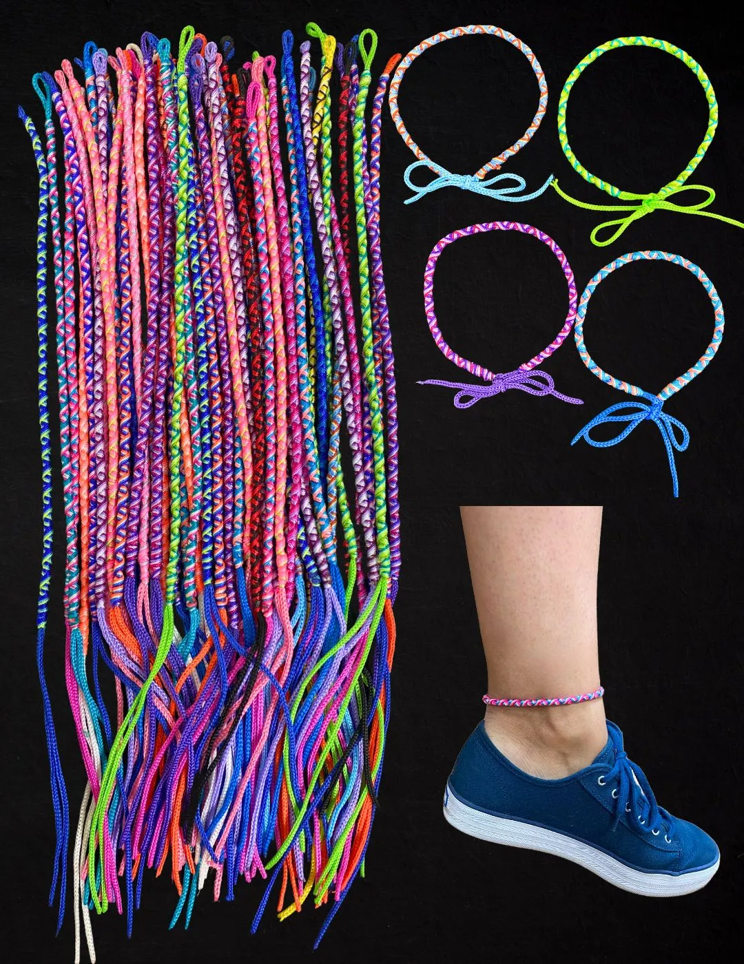 Braided Friendship Anklets