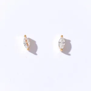 Carmen Marquise Studs | Gold