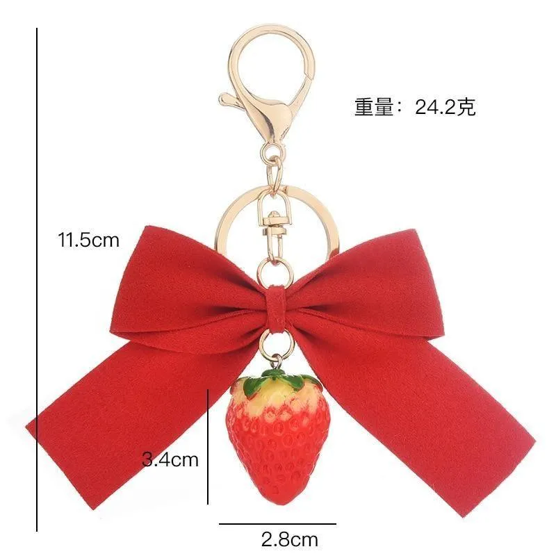 Cartoon Strawberry Unique Keychains - K4206 