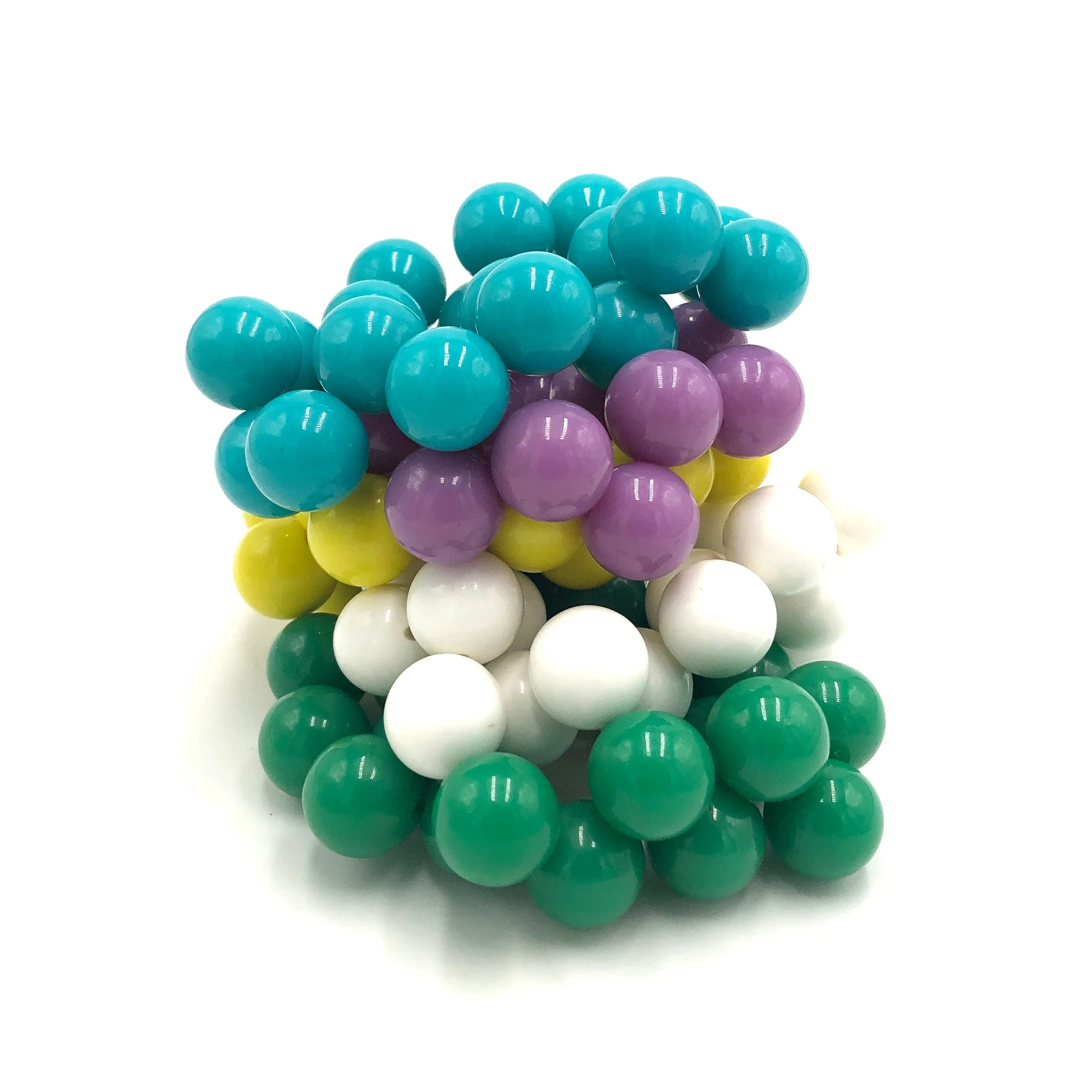 Chunky Button Stackable Stretch Bracelet