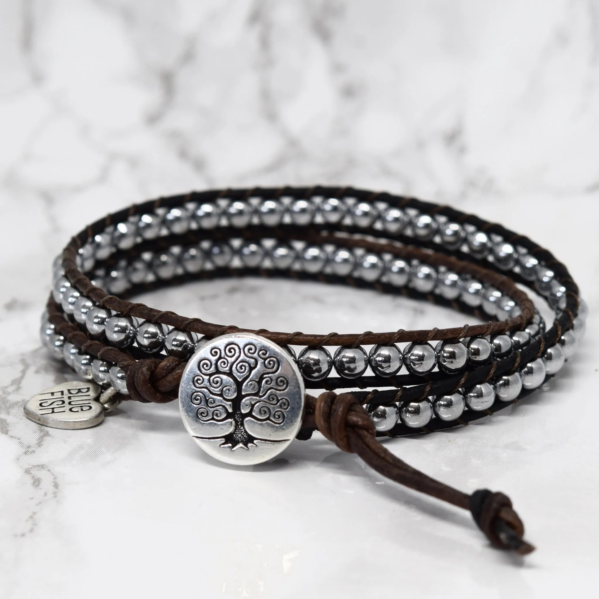 Classic and Simple Silver Wrap Bracelet