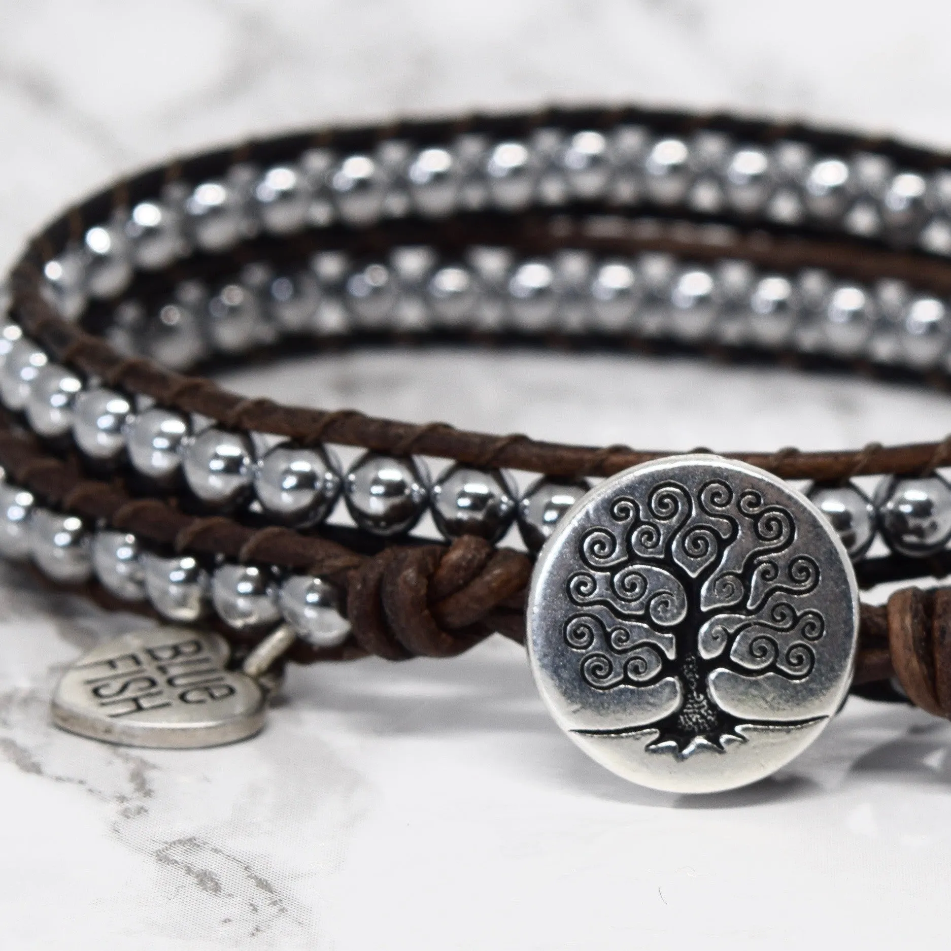 Classic and Simple Silver Wrap Bracelet