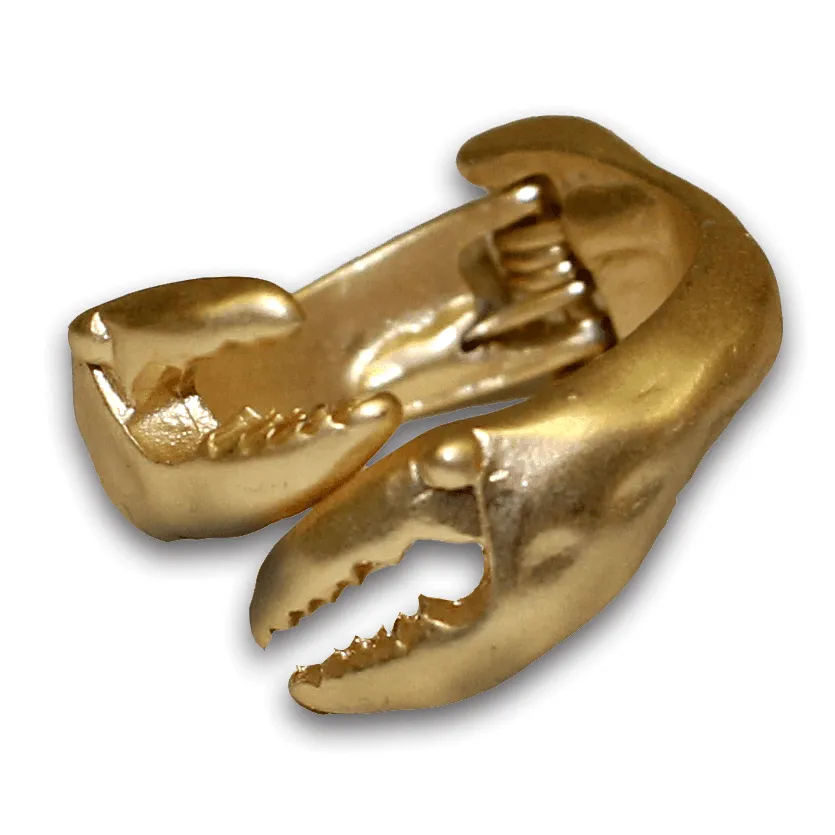 Crab Claw (Antique Gold) / Ring