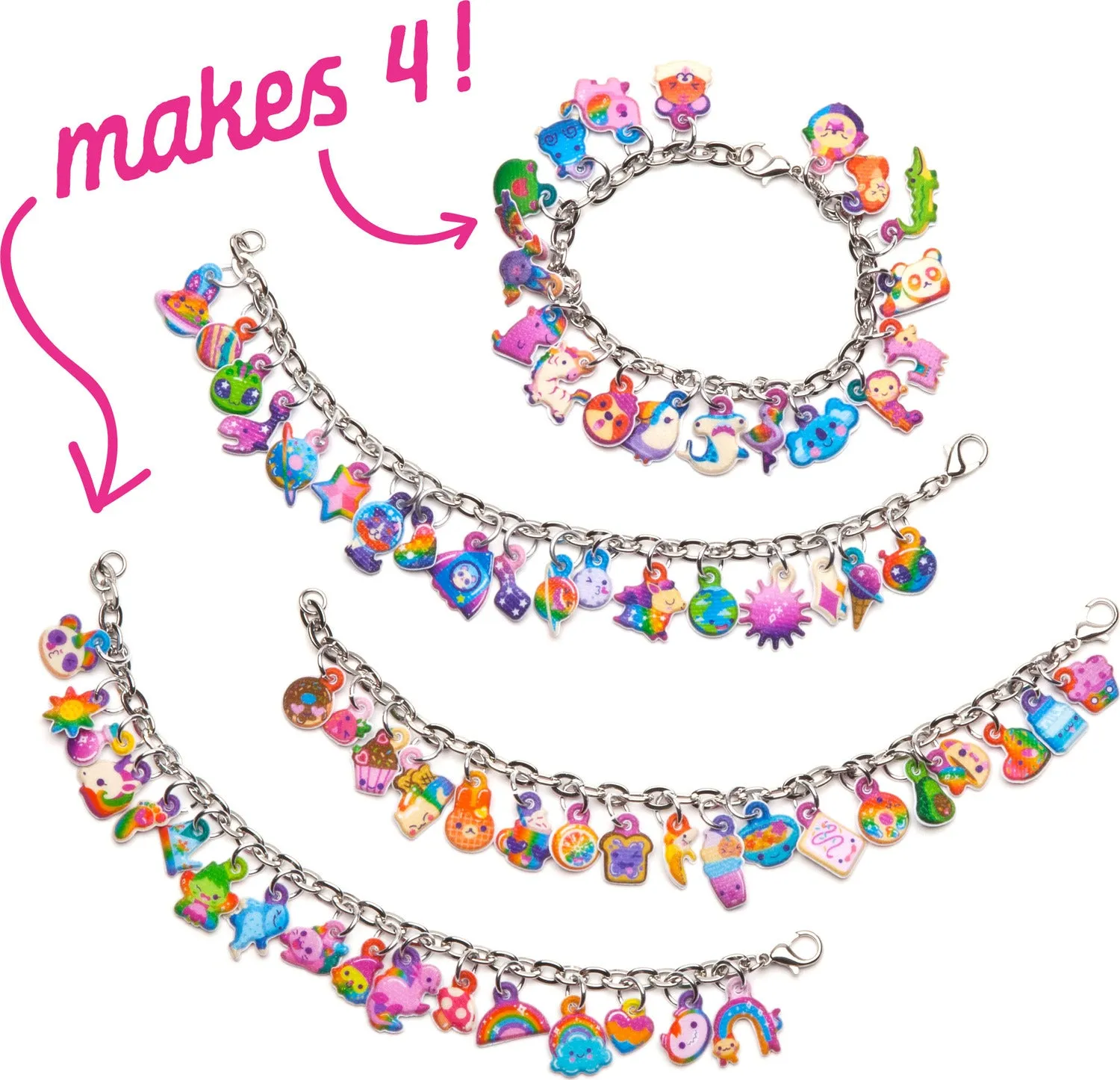 Craft-tastic DIY Sparkle Charm Bracelets