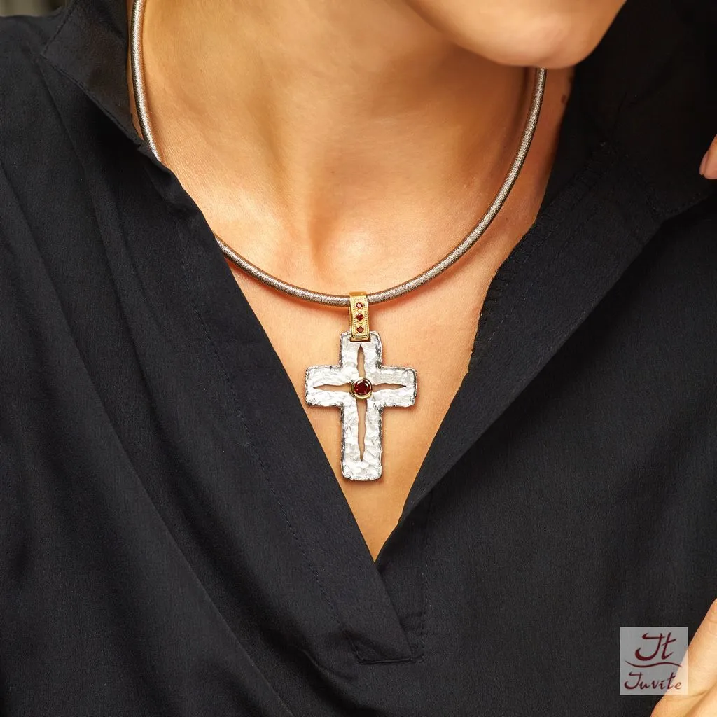 Cross of Hope Sterling Silver Pendant