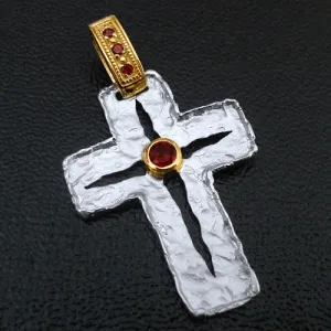 Cross of Hope Sterling Silver Pendant