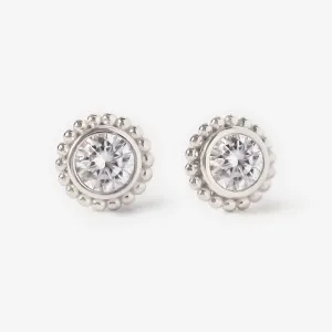 Crystal Beaded Halo Studs