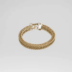 Double Link Curb Chain Bracelet