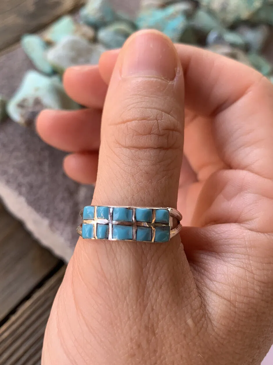 Double Stack Turquoise Ring