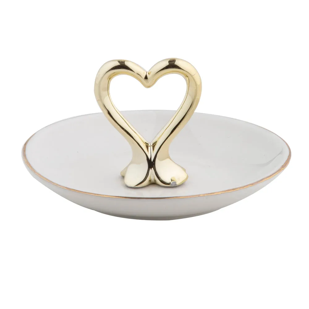 Emporium Adore Trinket Plate White