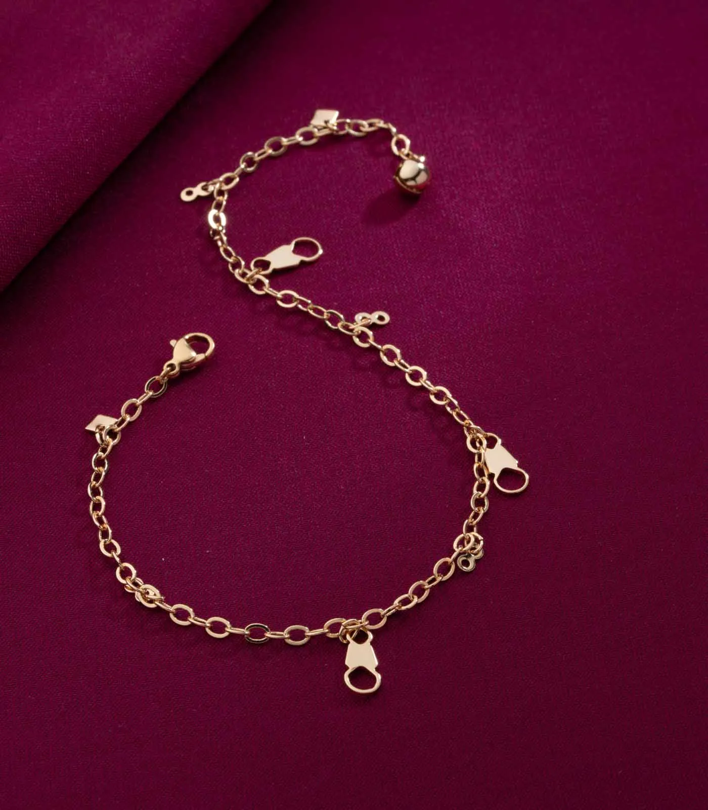 Everyday Cute Anklet (Brass)