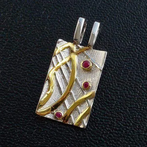 Expressive Sterling Silver Pendant