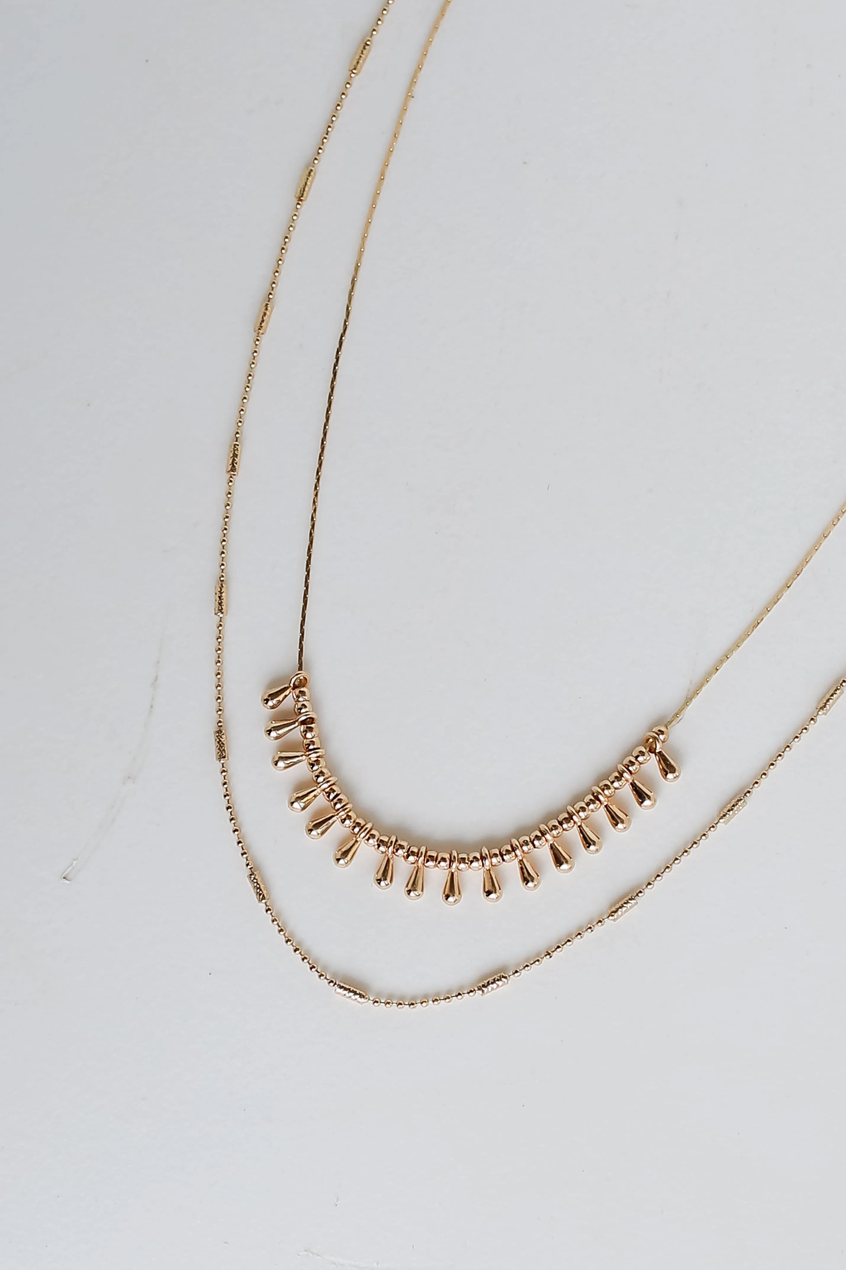 FINAL SALE - Joanna Gold Layered Chain Necklace