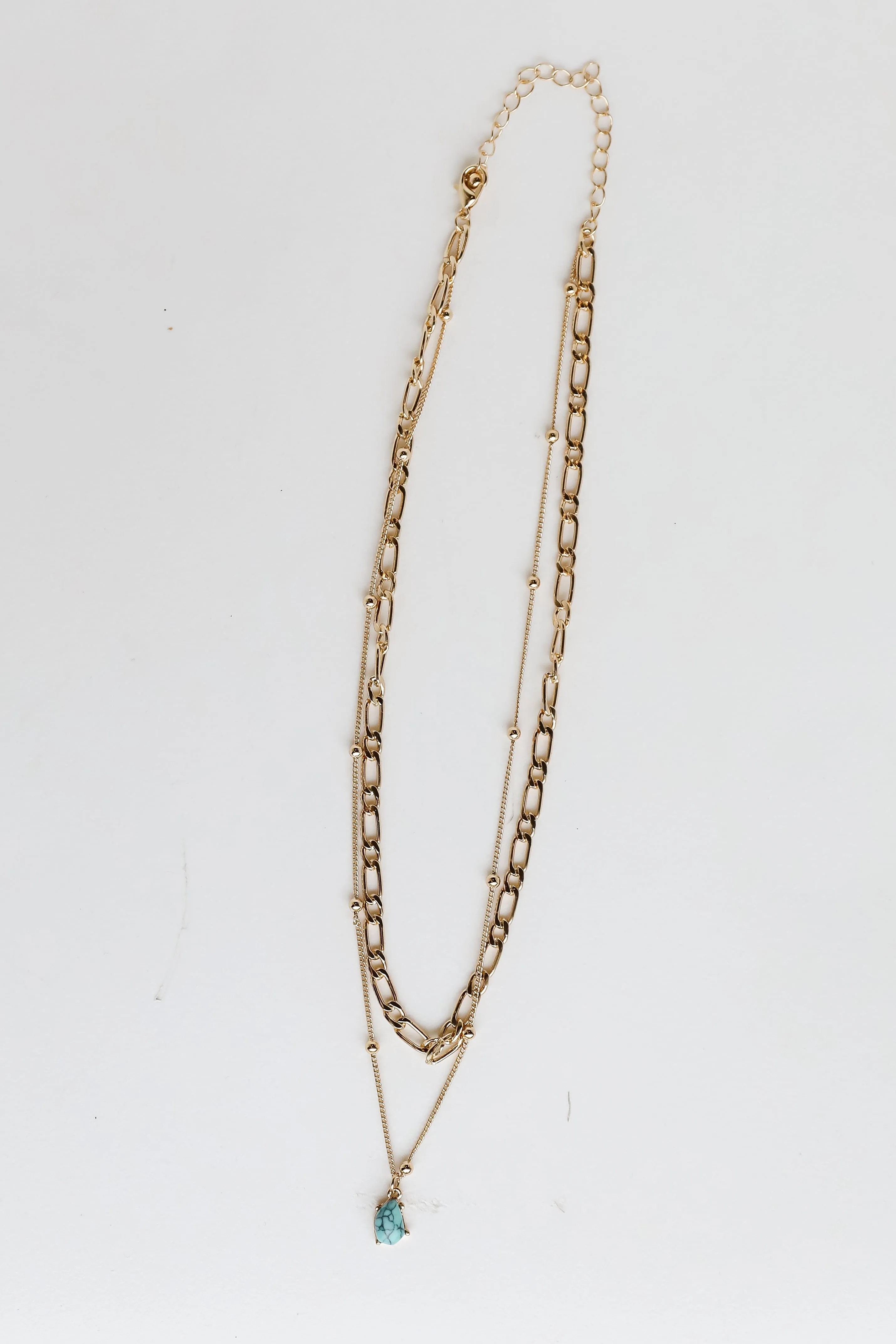 FINAL SALE - Kennedy Gold Layered Chain Necklace