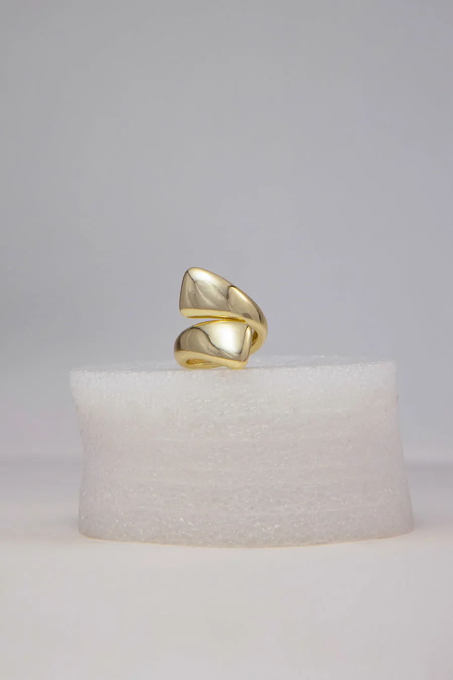 Gold Finish Super Chic Ring