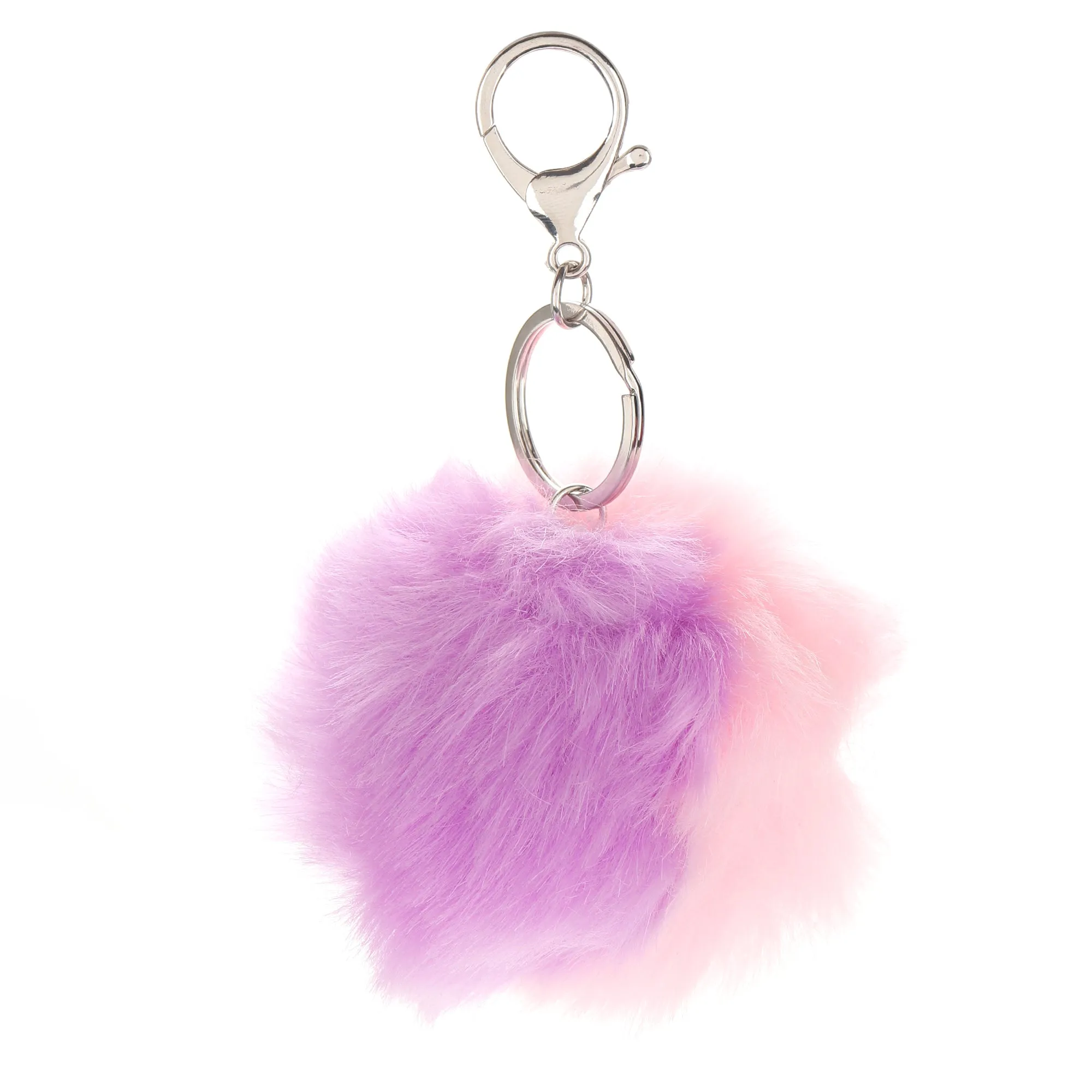 Hamster London Keychain Pompom Purple