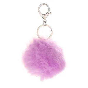 Hamster London Keychain Pompom Purple