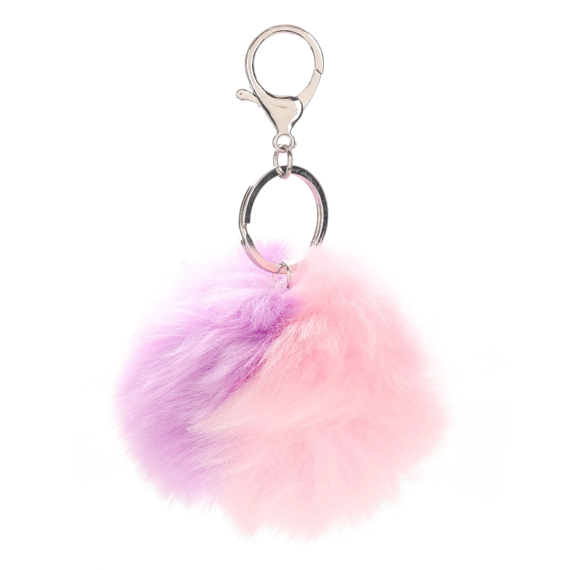 Hamster London Keychain Pompom Purple