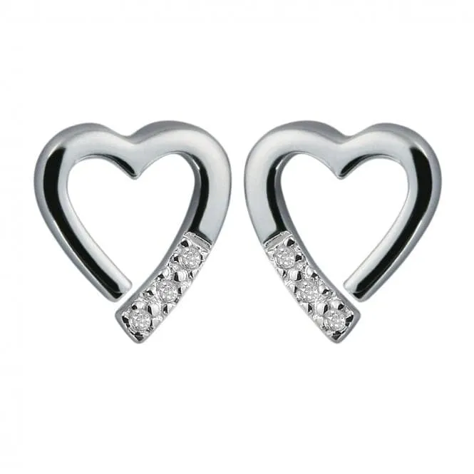 Hot Diamonds Memories Silver Earrings DE110