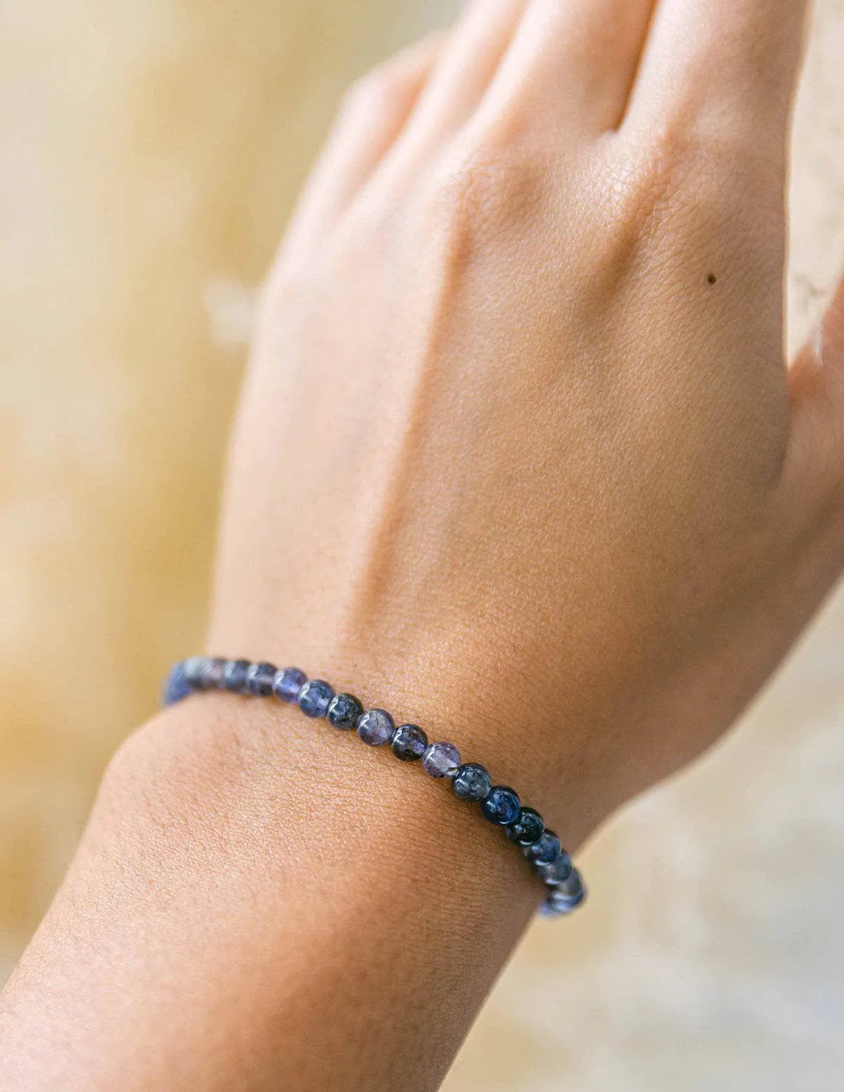 Iolite Mini Gemstone Bracelet