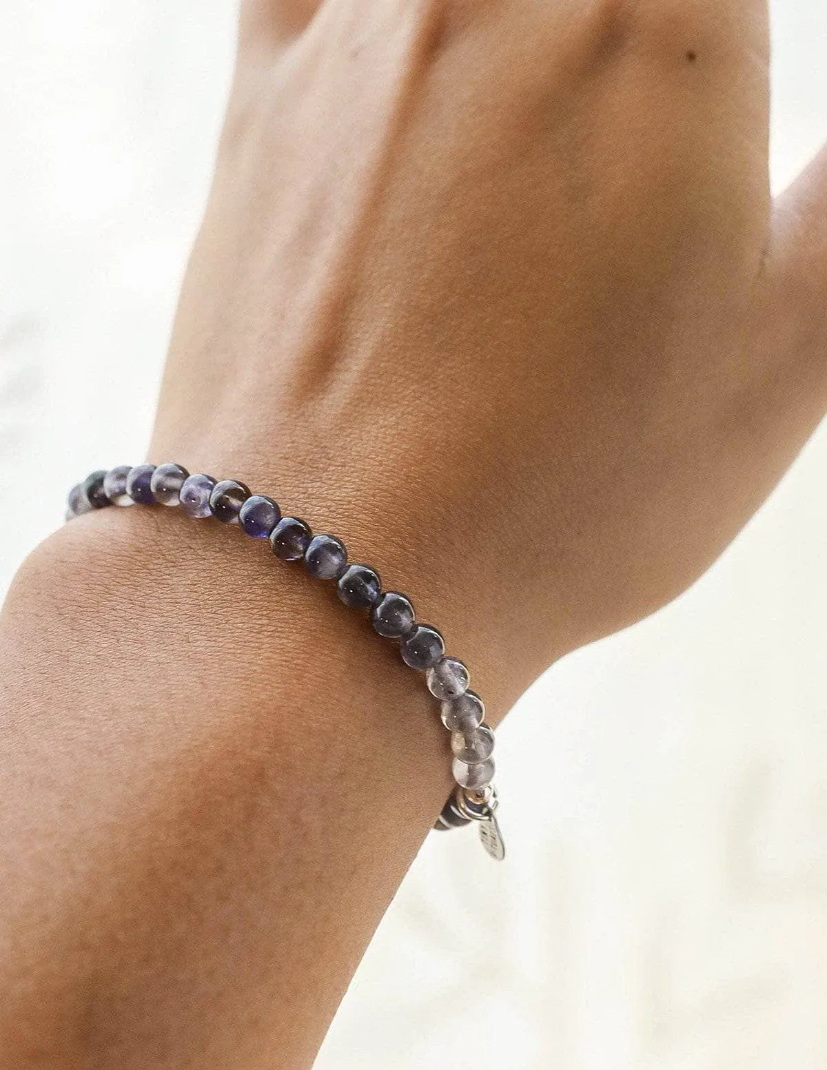 Iolite Mini Gemstone Bracelet