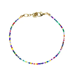 Kaleidoscope Beaded Anklet