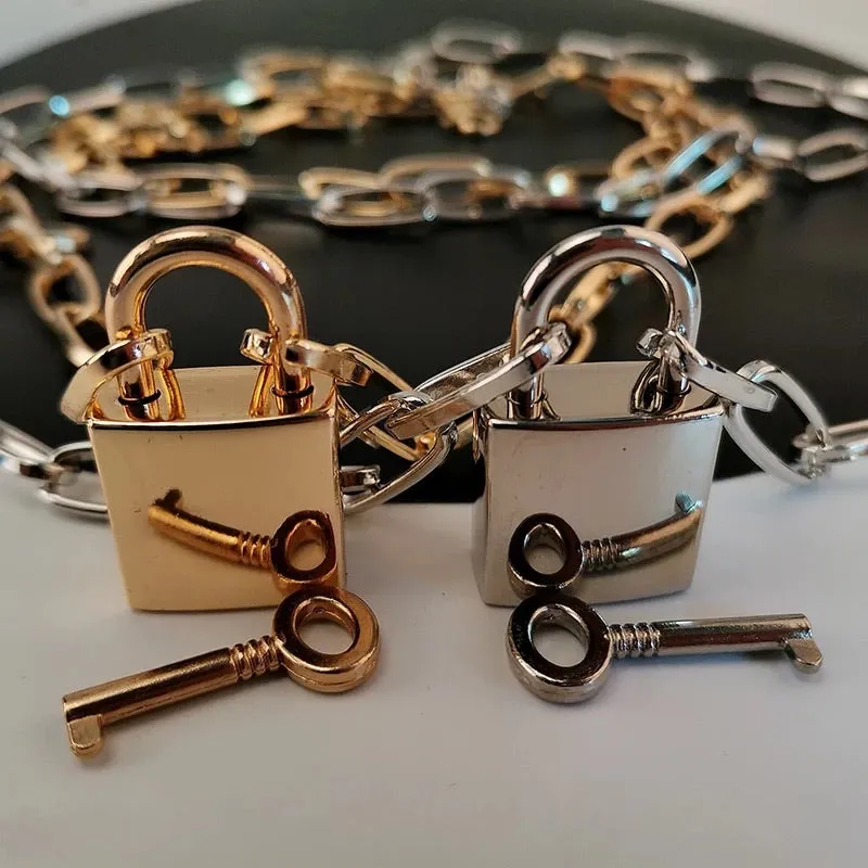 Lock and Key Chain Necklace - LAST CHANCE!