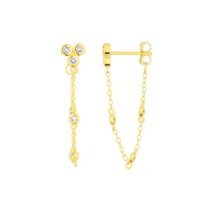 MARLOWE CHAIN STUDS GOLD