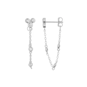 MARLOWE CHAIN STUDS SILVER