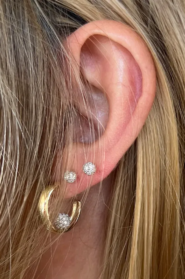 Mini Diamond Orb Studs