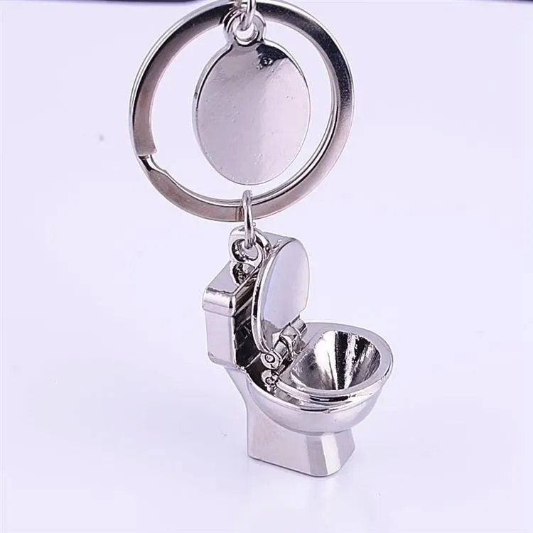 Mini Toilet Keychain Fashion Keychain Male Gift ideas